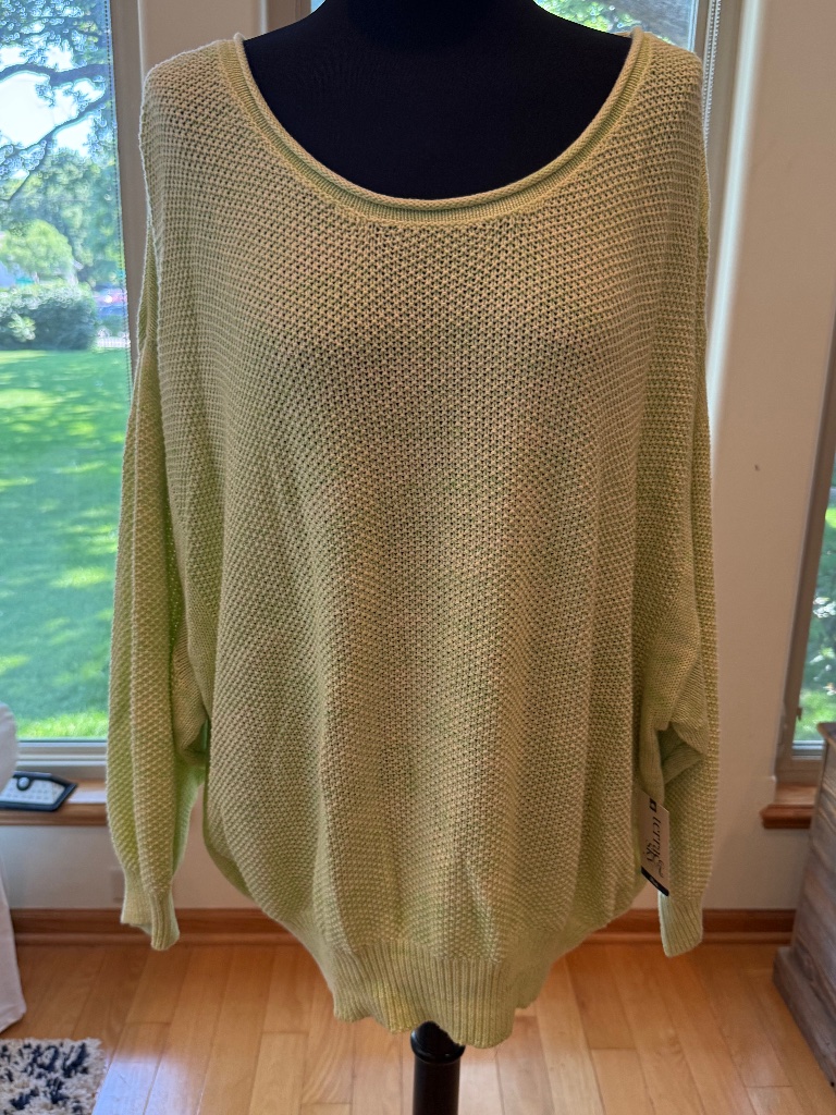 Soft Cotton Knit Sweater Size 2x